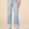calca jeans pantalona elegancia denim