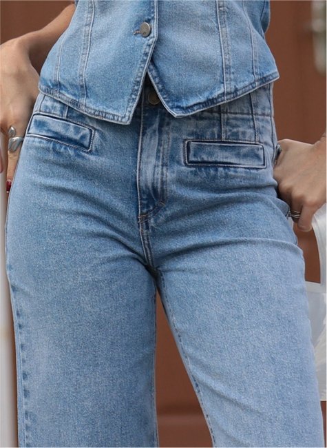 calca jeans pantalona alongada 2