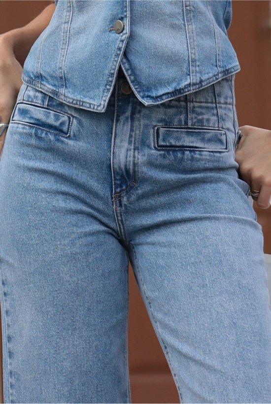 calca jeans pantalona alongada 2