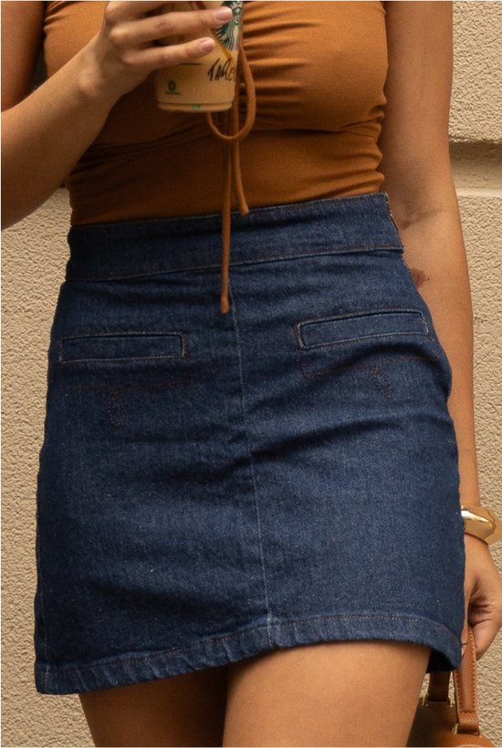 saia curta jeans moderna 1