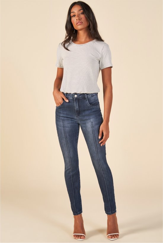 calca jeans skinny com friso frontal 3