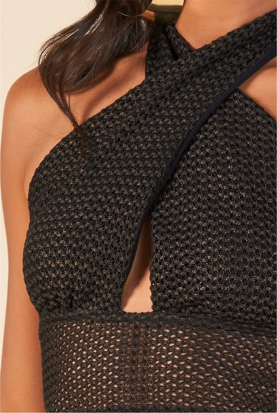 blusa tela trancada com brilho