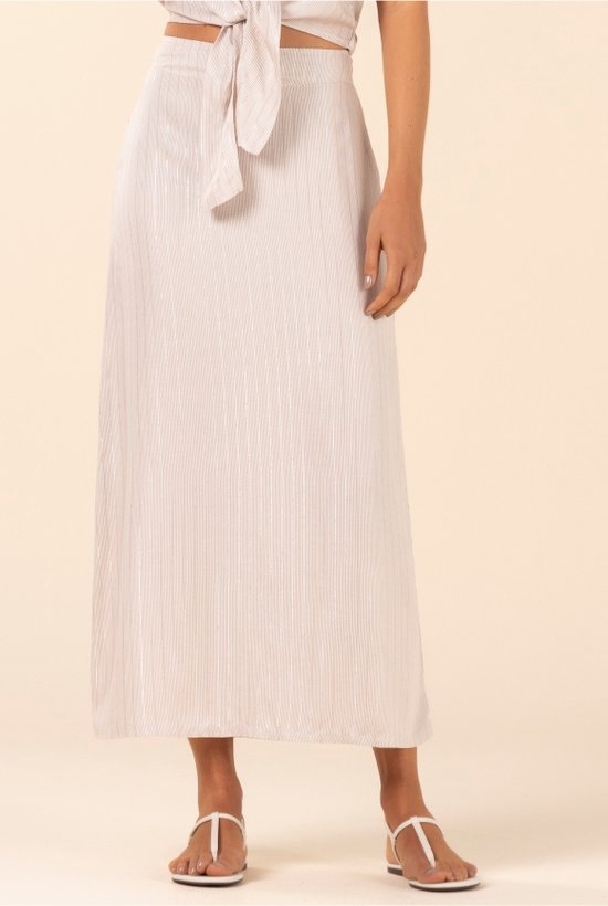 saia midi viscose com brilho 1