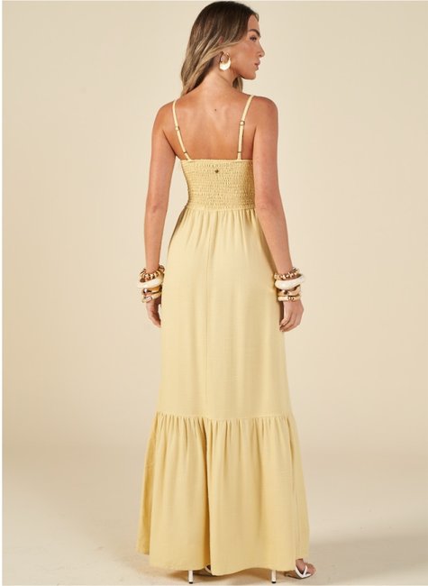 vestido longo romantico com babado 4