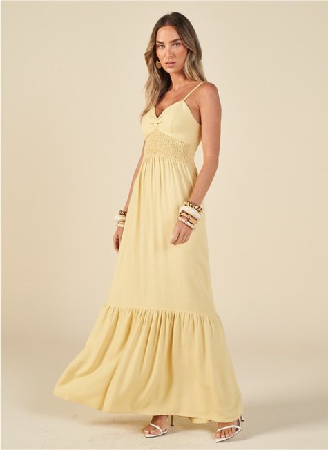 vestido longo romantico com babado 3