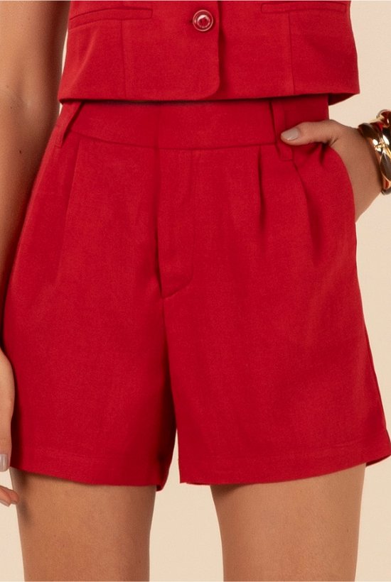 short estruturado de alfaiataria