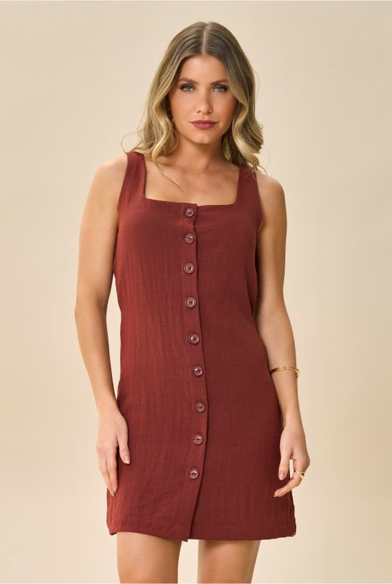 vestido curto regata com botoes3